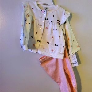 Carters baby girl set